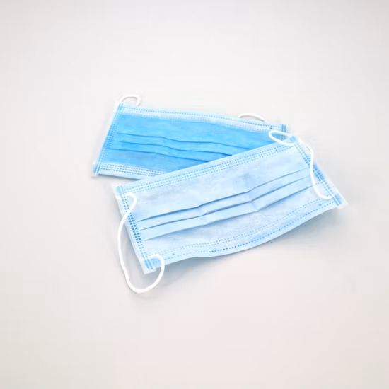 New Style Safety Non Woven Face Cover Disposable Three-Layer Spunlace Cloth Mask